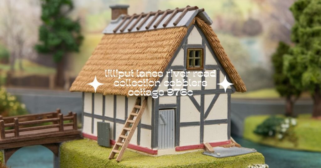 lilliput lanes river road collection cobblers cottage 976c